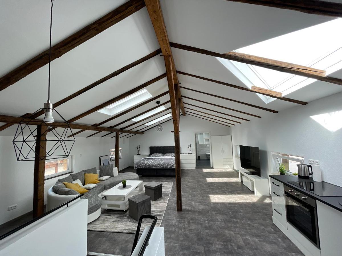 Apartament Gleis 13 - The Loft Im Ehemaligen Lokschuppen Bückeburg Zewnętrze zdjęcie
