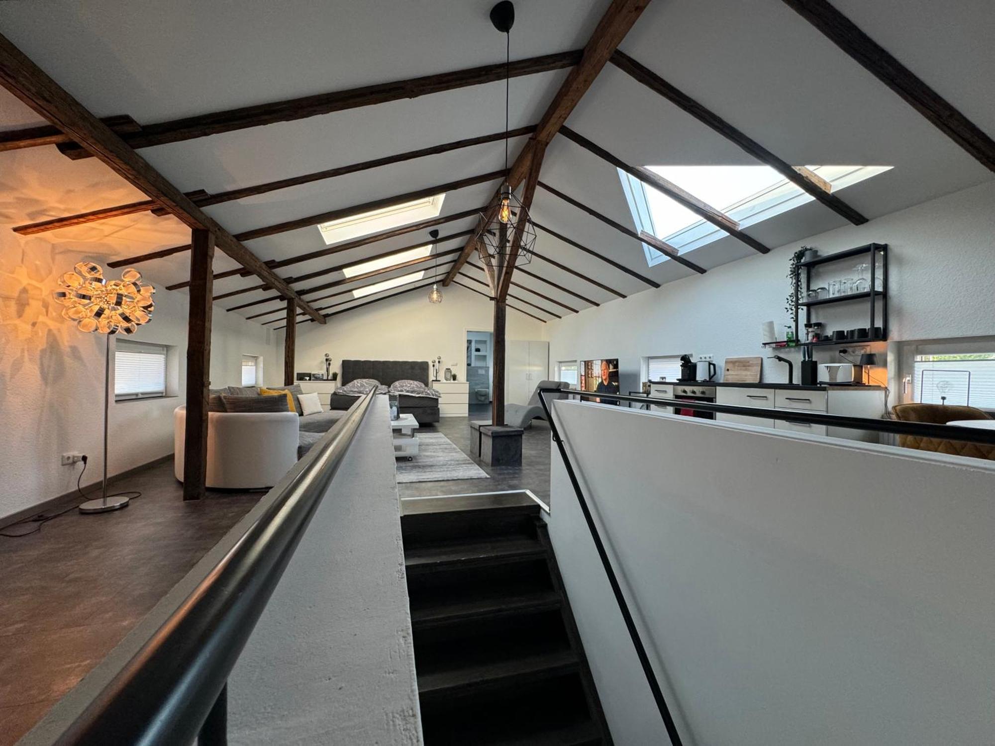 Apartament Gleis 13 - The Loft Im Ehemaligen Lokschuppen Bückeburg Zewnętrze zdjęcie