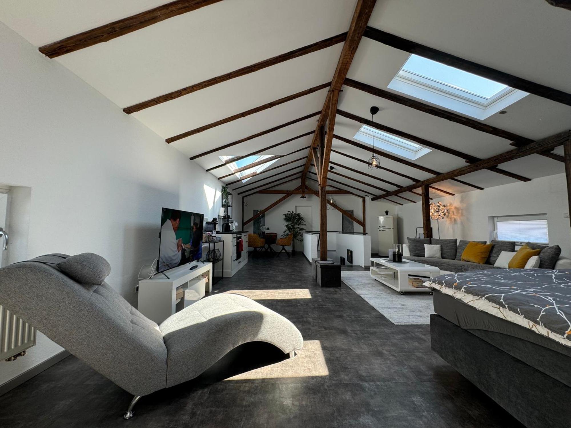 Apartament Gleis 13 - The Loft Im Ehemaligen Lokschuppen Bückeburg Zewnętrze zdjęcie