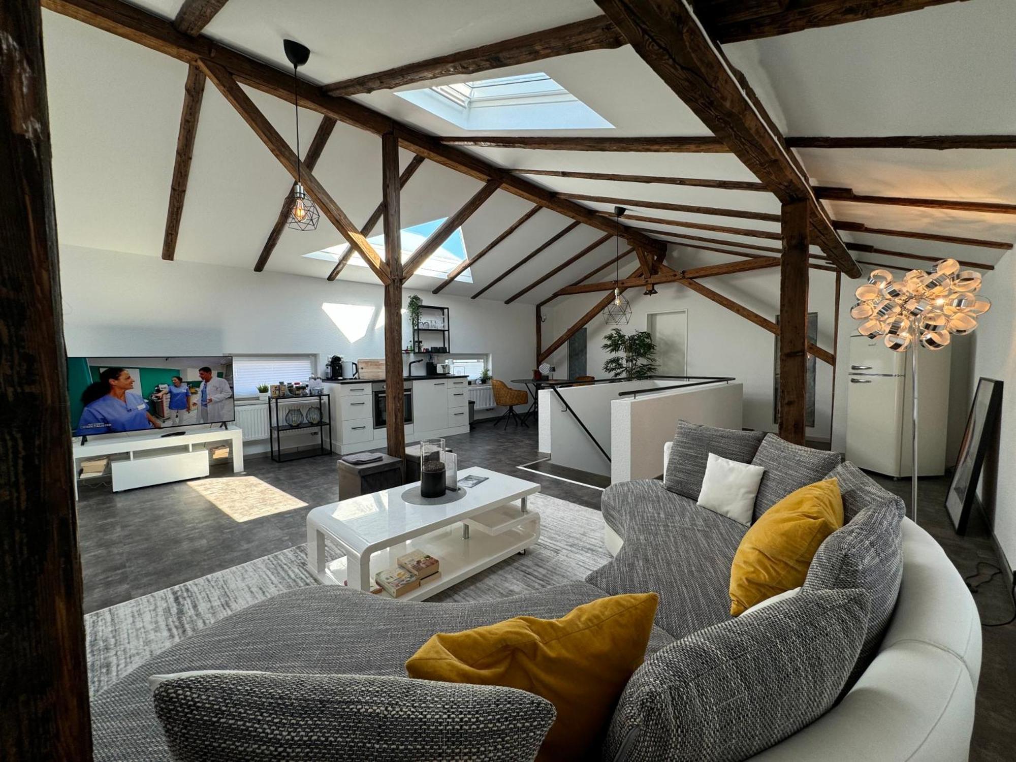 Apartament Gleis 13 - The Loft Im Ehemaligen Lokschuppen Bückeburg Zewnętrze zdjęcie